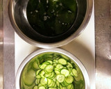 簡単◎きゅうりとわかめの酢の物作り方1写真