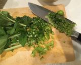 大根葉の味噌汁作り方2写真