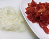 えびとモッツァレラのトマトクリームパスタ作り方1写真