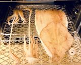 フードドライヤーでイカの一夜干し作り方3写真