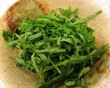 さっぱり味♪大葉まみれの♪鶏ハツ炒め作り方3写真