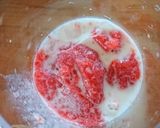 ＊苺のフローズン＊作り方2写真