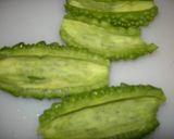 ★ゴーヤのバター味噌炒め★作り方1写真