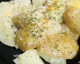 ほっこりゆでて●新ジャガのチーズ＆バター作り方2写真