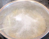 焼きネギと鮭フレークのスパゲッティ作り方1写真
