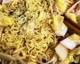 春キャベツと筍の醤油焼きそば作り方6写真