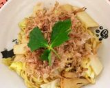 春キャベツと筍の醤油焼きそば作り方7写真