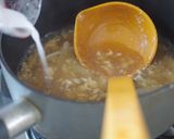 白きくらげと鶏ひきのふかひれ風スープ作り方4写真