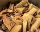 たけのこと豚肉の炒め煮作り方4写真