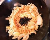 余り野菜としそ昆布の焼きうどん作り方5写真