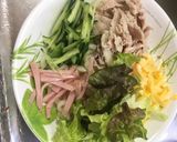 暑い日に！さっぱりサラダうどん（ごま）作り方10写真