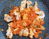 ランチmenu*ハーブポークトマトパスタ作り方3写真