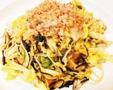 簡単♡豚肉と春キャベツの塩昆布焼きそば作り方8写真