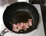 玉ねぎとベーコンのパスタ作り方2写真