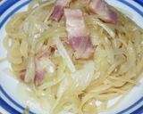 玉ねぎとベーコンのパスタ作り方7写真