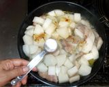 豚バラ肉大根の煮物♪簡単カレー粉で作り方11写真