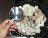 豚バラ肉大根の煮物♪簡単カレー粉で作り方9写真