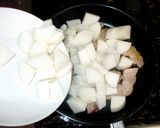 豚バラ肉大根の煮物♪簡単カレー粉で作り方7写真