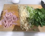 簡単☆タケノコ炒飯作り方1写真