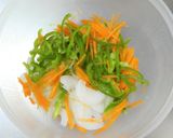 レンジ４分★柔らか鶏むね肉の南蛮漬け。作り方5写真