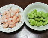 そら豆と海老の炒め(中華風にと)作り方2写真