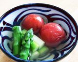 トマトとアスパラの冷やしおでん作り方5写真