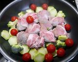 簡単！肉巻きブロッコリーのトマト煮作り方2写真