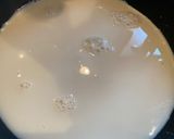 乾麺の冷麦であさりの豆乳汁麺作り方6写真