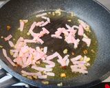ベーコンと野菜の白滝ペペロンチーノ作り方3写真