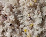 シーチキンラー油マヨ　雑穀米おにぎり作り方2写真