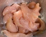 鶏ささみのレモンソース作り方3写真