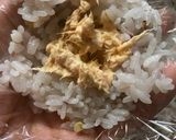 シーチキンラー油マヨ　雑穀米おにぎり作り方5写真