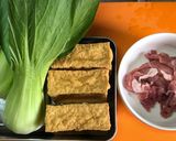 旬のチンゲン菜と厚揚げの卵とじ作り方1写真