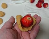 黄身餡のいちご大福作り方7写真