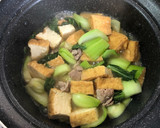 旬のチンゲン菜と厚揚げの卵とじ作り方5写真