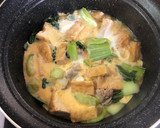 旬のチンゲン菜と厚揚げの卵とじ作り方7写真