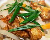 めんつゆで加賀揚げと玉ねぎの炊いたん作り方9写真