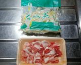 豚こまともやしの煮込み作り方1写真