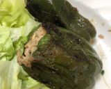 辛ラーメン粉末使用♡ピリ辛椎茸の肉詰め作り方7写真