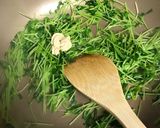 豆苗の卵炒め作り方3写真