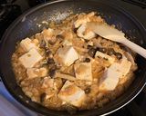 余った餃子で肉味噌豆腐作り方5写真
