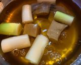 マグロの旨味漬でつくる葱鮪鍋作り方4写真