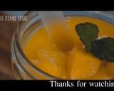 材料2つ♪オレンジマンゴースムージー作り方5写真