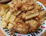 鶏もも肉の天ぷら作り方1写真