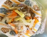 全てレンジ白滝ごろごろ野菜味噌炒め作り方15写真