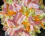 フライパン一つでOK 野菜とお肉の甘辛炒作り方3写真