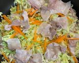 フライパン一つでOK 野菜とお肉の甘辛炒作り方6写真