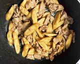 豚肉とごぼうのバタポン炒め作り方4写真