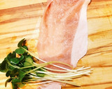 【簡単おつまみ】かいわれの豚肉巻き作り方1写真