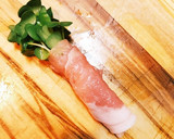 【簡単おつまみ】かいわれの豚肉巻き作り方2写真